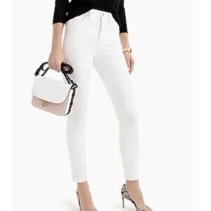 J Crew 9" High Rise Toothpick Ankle Leg Stretch Denim 5 pocket Jeans Size 26